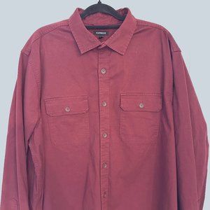 Express Double-Breast Pocket Shacket XXL